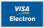 logo visa electron card