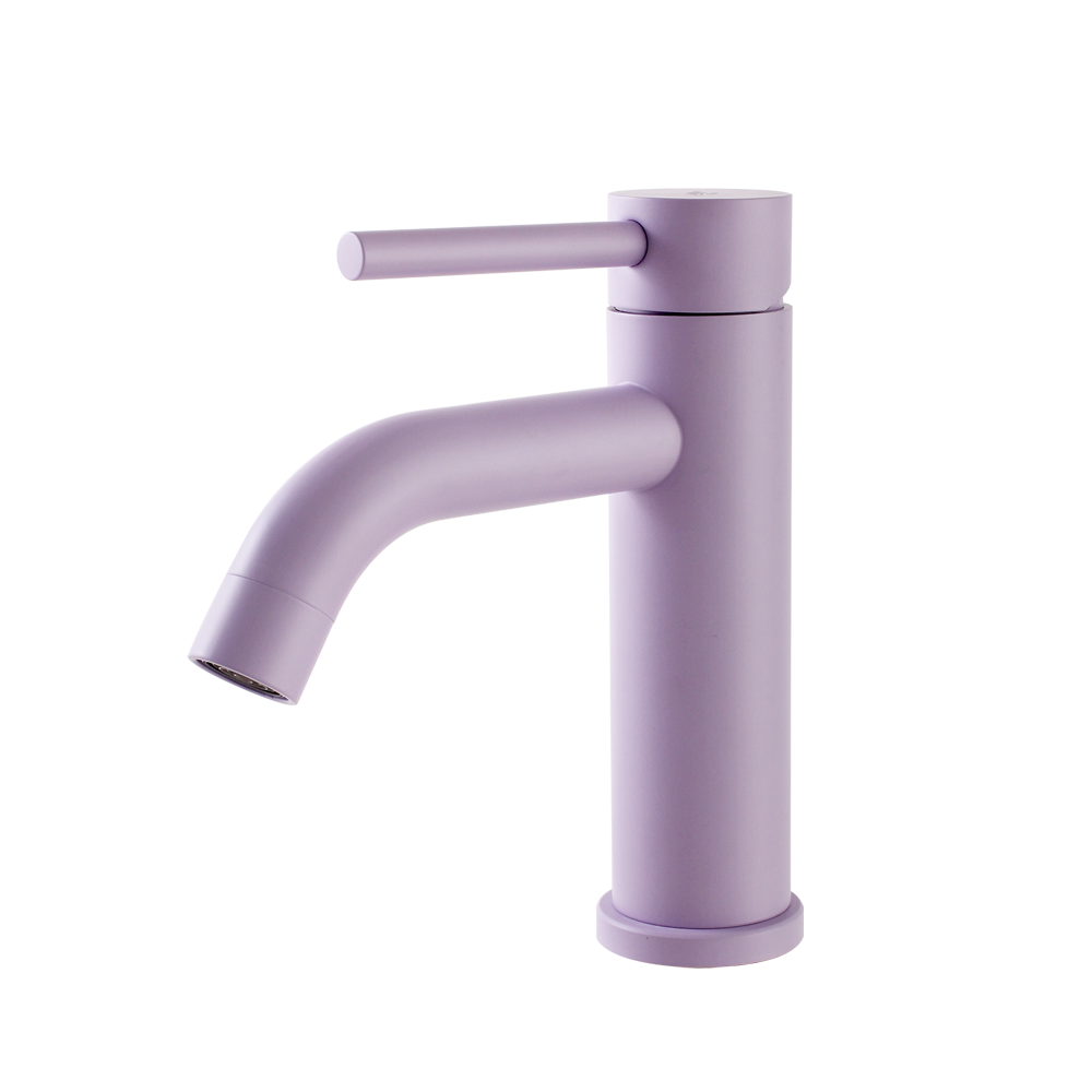 ก๊อกน้ำ ก๊อกอ่างล้างหน้า สแตนเลส สี Lilac รุ่น WS-2301-LC