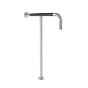 ราวกันลื่นสแตนเลส ติดตั้งข้างโถสุขภัณฑ์ แบบตัว T HR-2500-2T