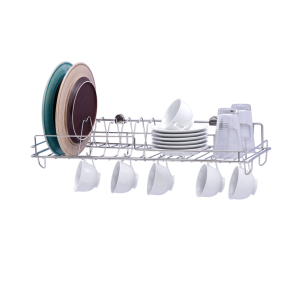 ชั้นวางจาน สำหรับจาน 9 นิ้ว แบบติดผนัง สแตนเลส WR-4201-9