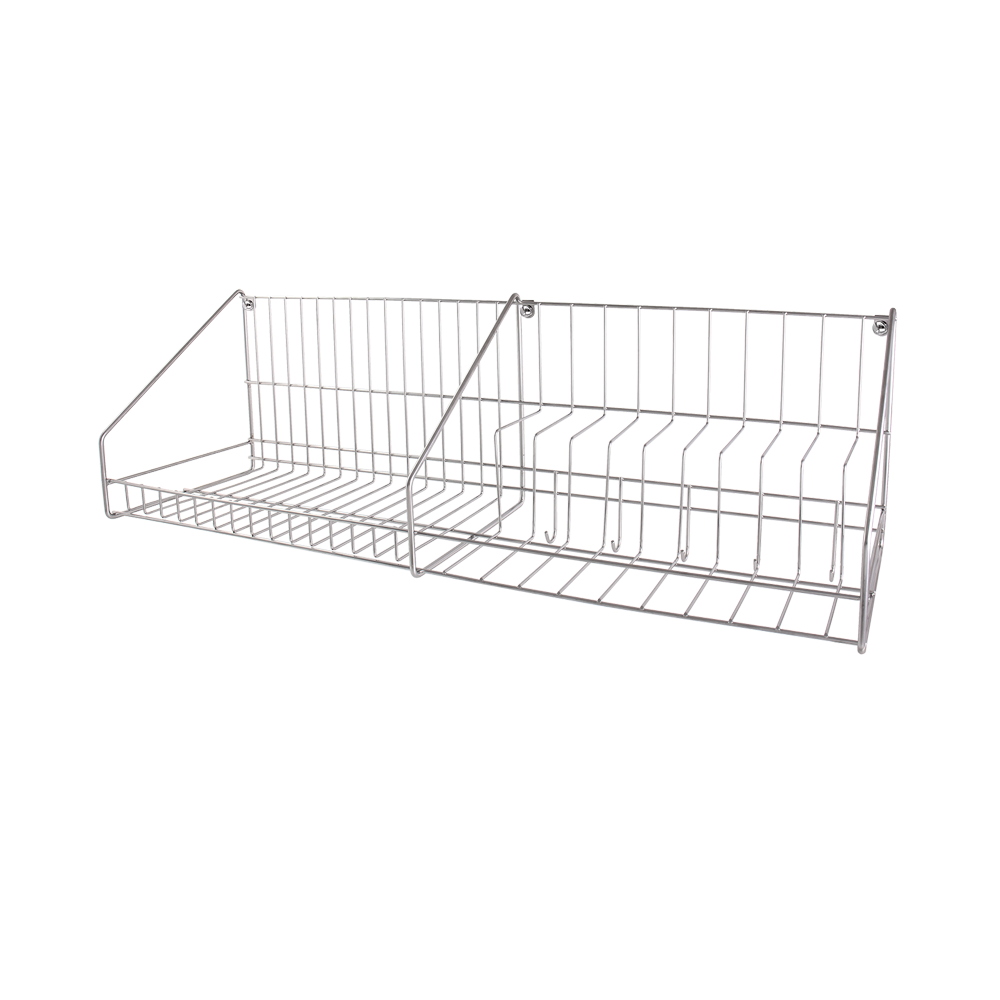 ชั้นวางจาน แบบติดผนัง สแตนเลส WR-4202