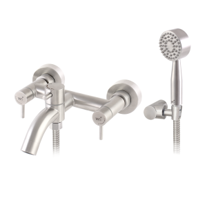 ก๊อกน้ำ ก๊อกผสมลงอ่างอาบน้ำ พร้อมฝักบัวมือถือ WS-0382CS3