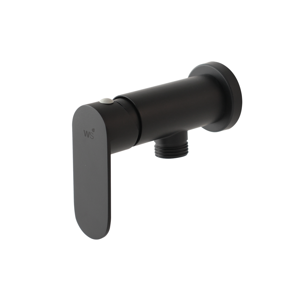 วาล์วฝักบัว สแตนเลส สีดำ WS-0911-BA